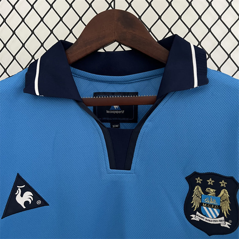 Manchester City. Camiseta local 2002-2003