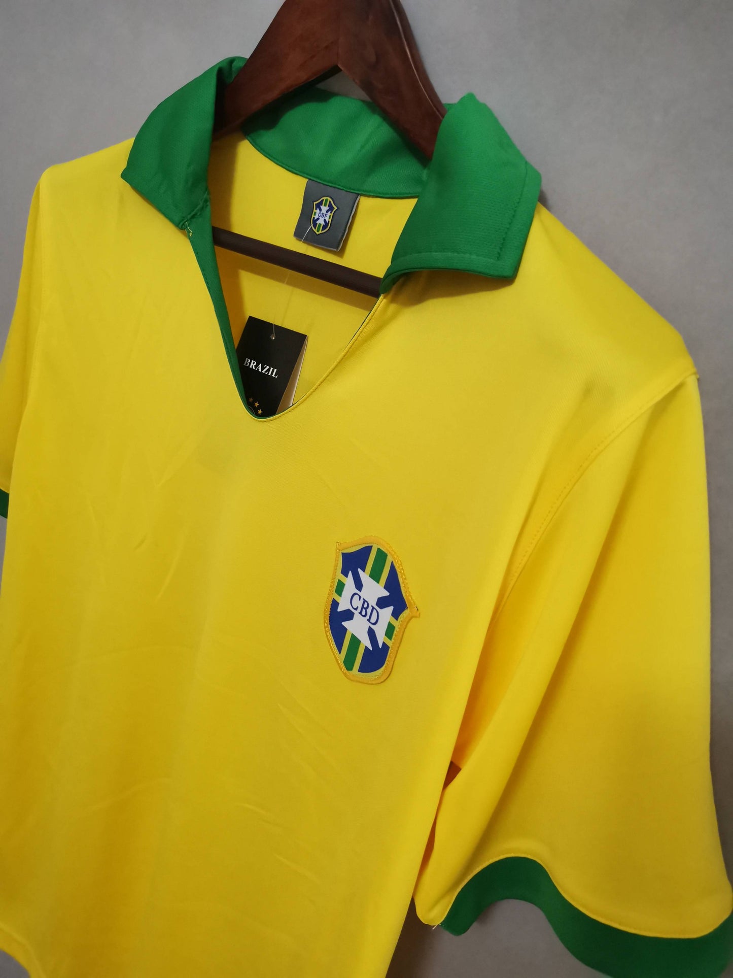 Selección de Brasil. Camiseta local 1957