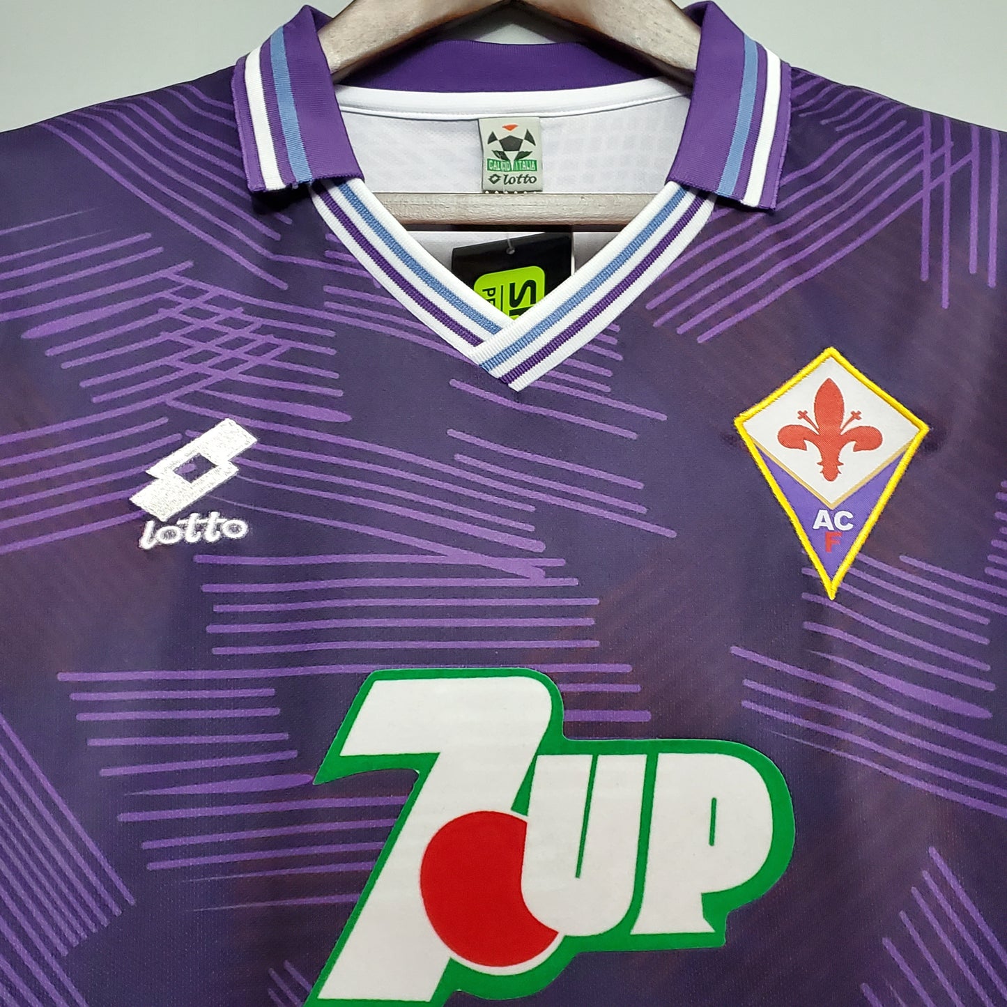 Fiorentina. Camiseta local 1992-1993