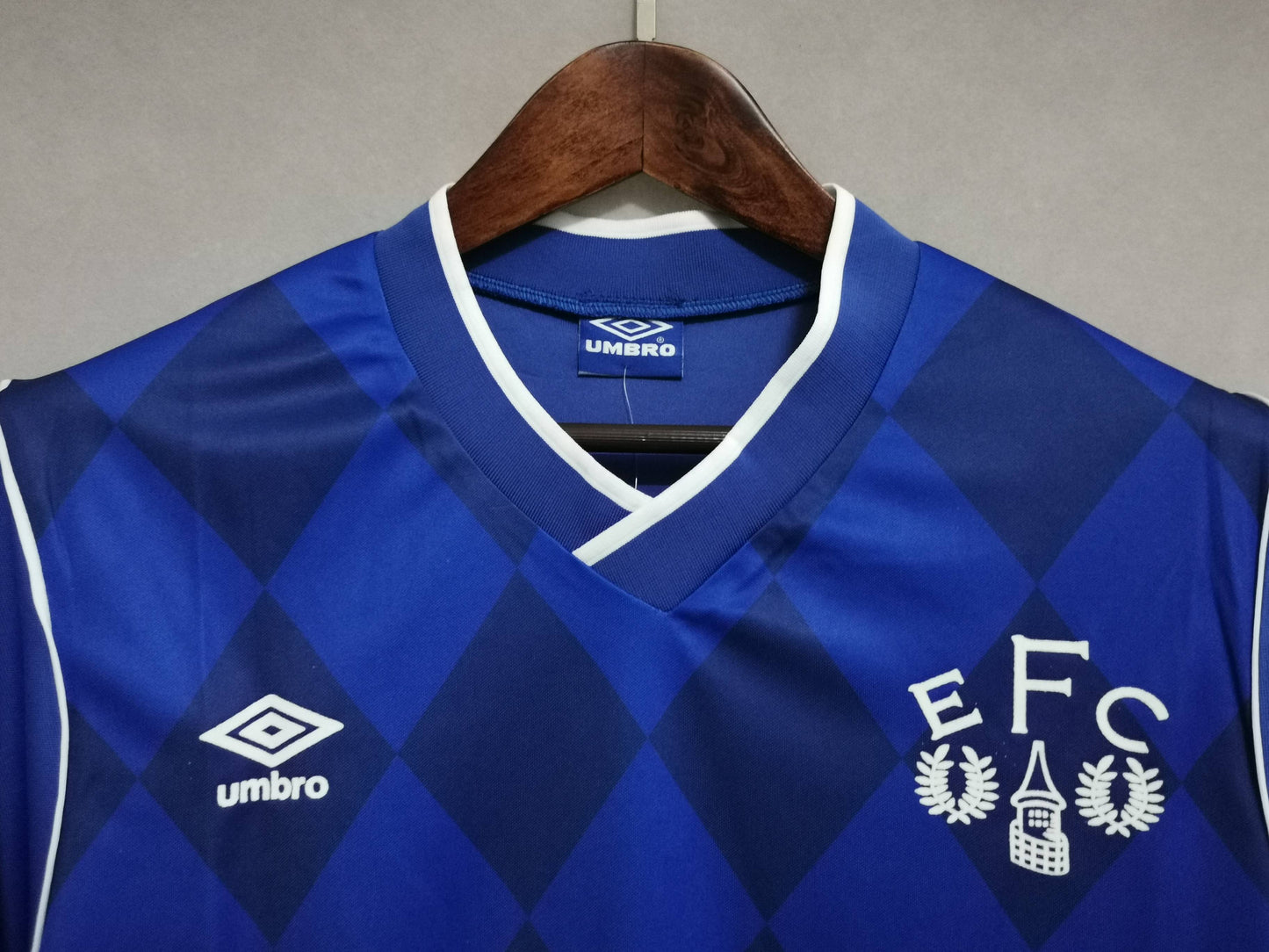 Everton. Camiseta local 1986-1987