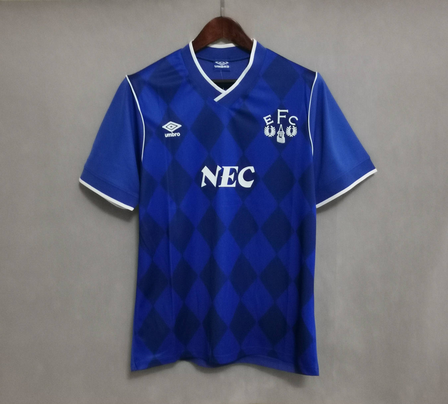 Everton. Camiseta local 1986-1987