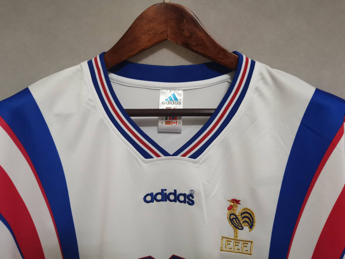 Selección de Francia. Camiseta visitante 1996