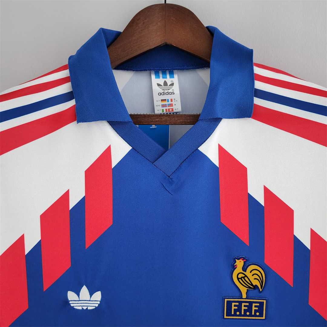 Selección de Francia. Camiseta local 1988-1990