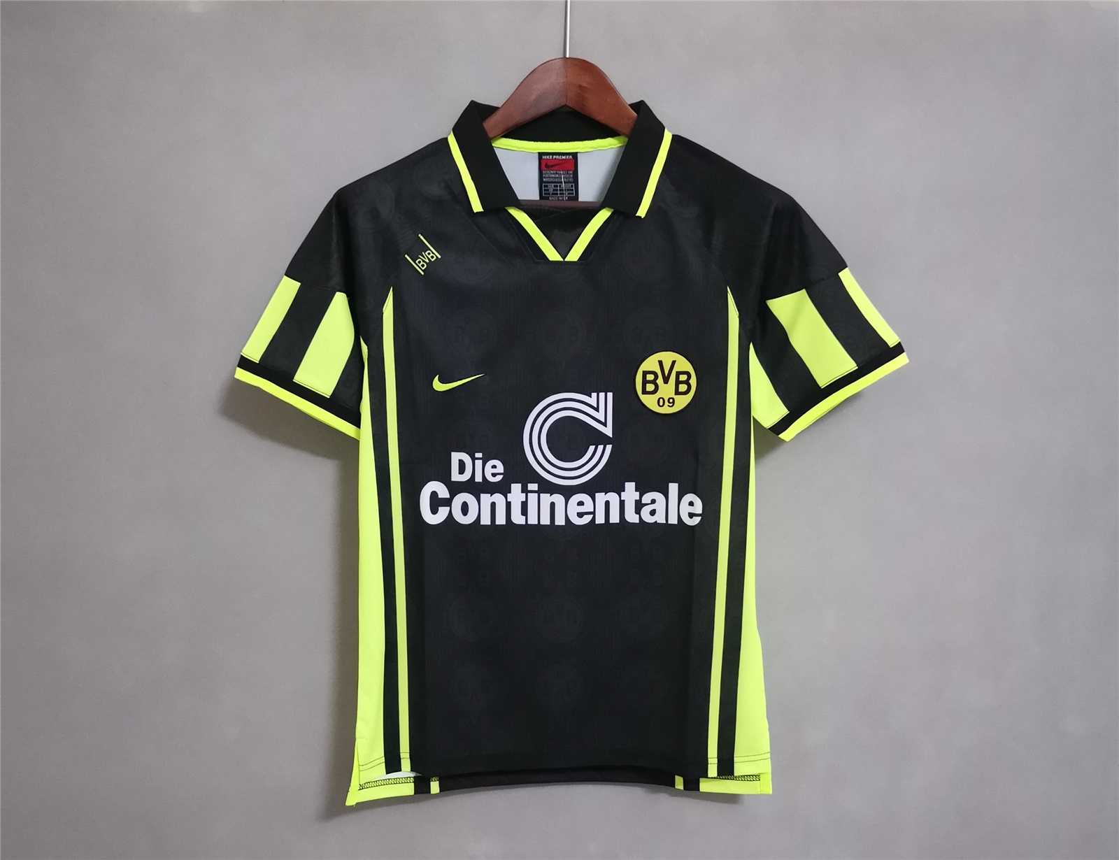 Borussia Dortmund. Camiseta visitante 1995 1996 The Old Jersey