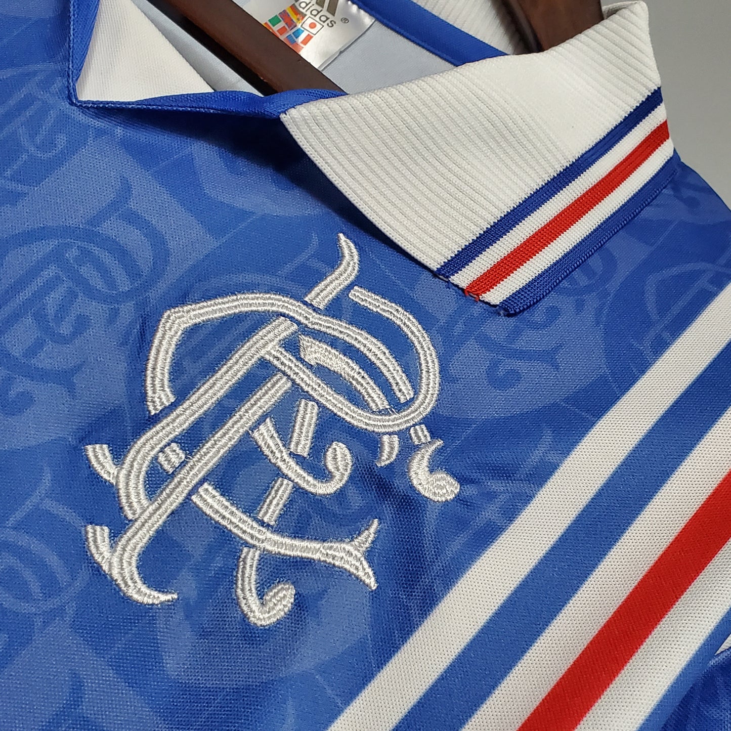 Glasgow Rangers. Camiseta local 1996-1997
