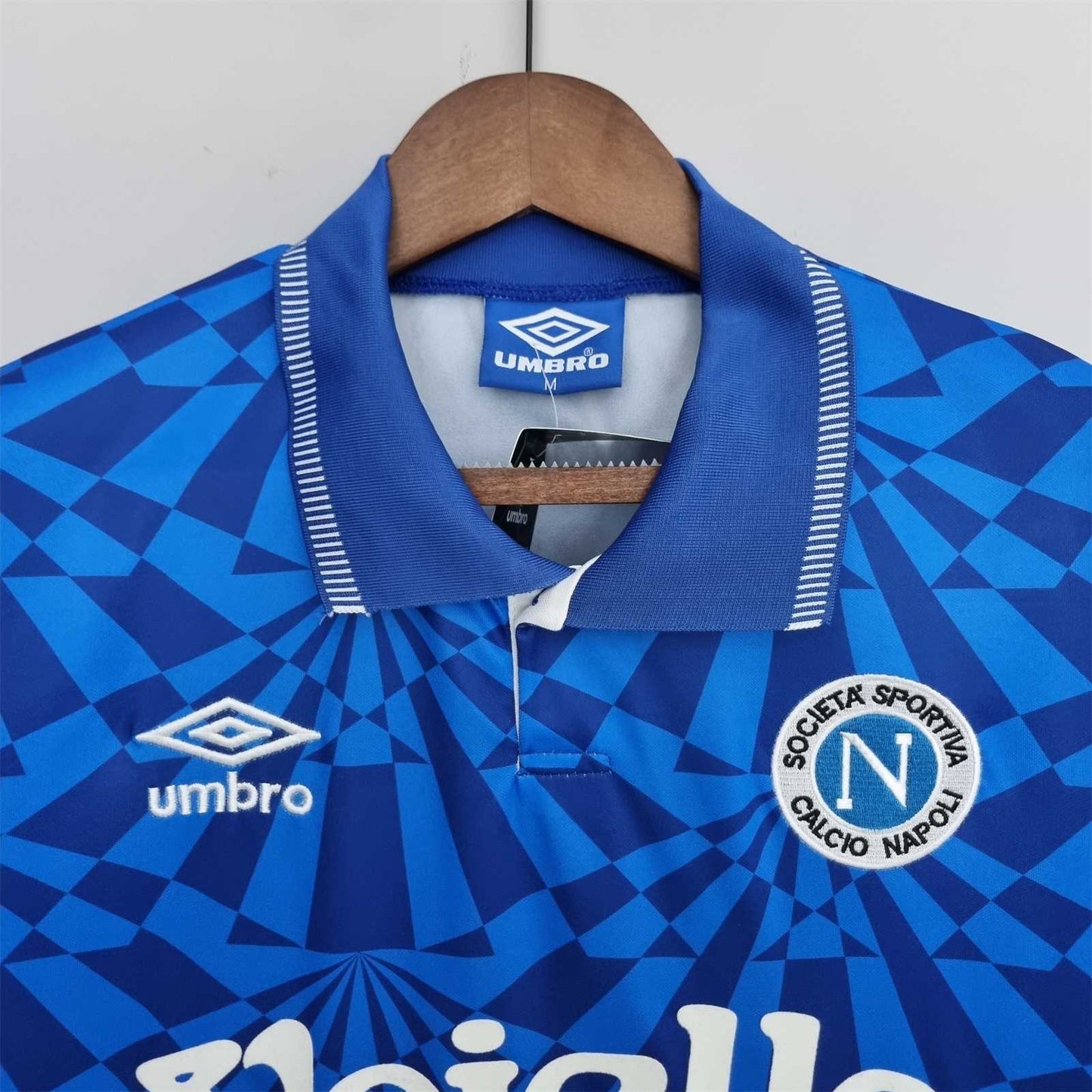 Napoli. Camiseta local 1991-1993