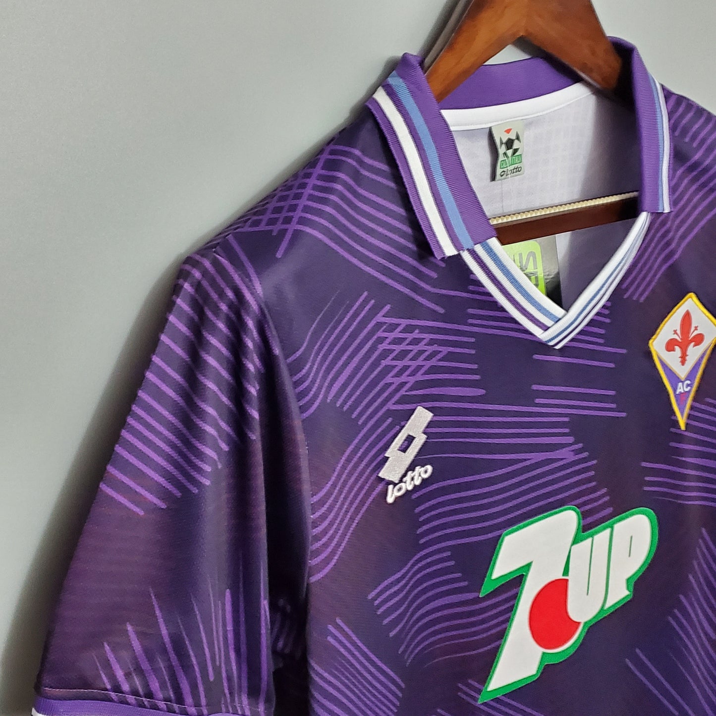 Fiorentina. Camiseta local 1992-1993