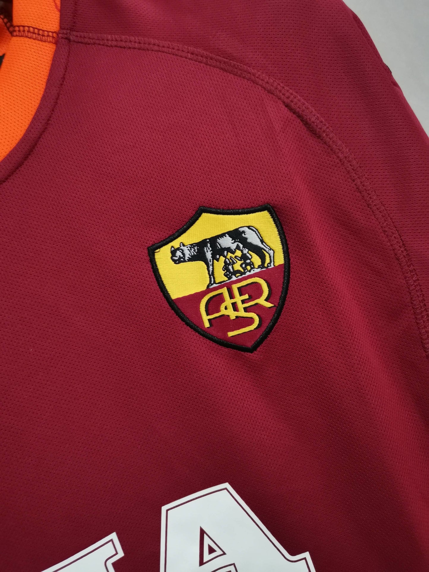 AS Roma. Camiseta local 2000-2001