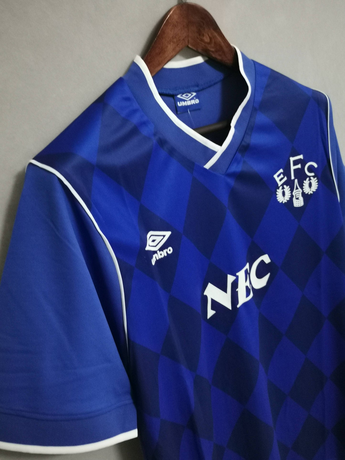 Everton. Camiseta local 1986-1987