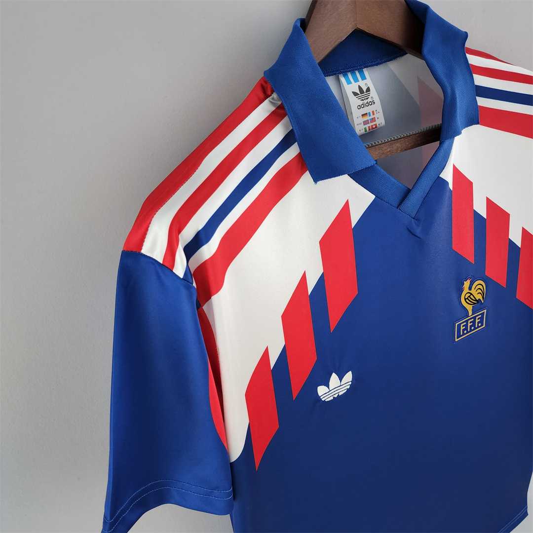 Selección de Francia. Camiseta local 1988-1990