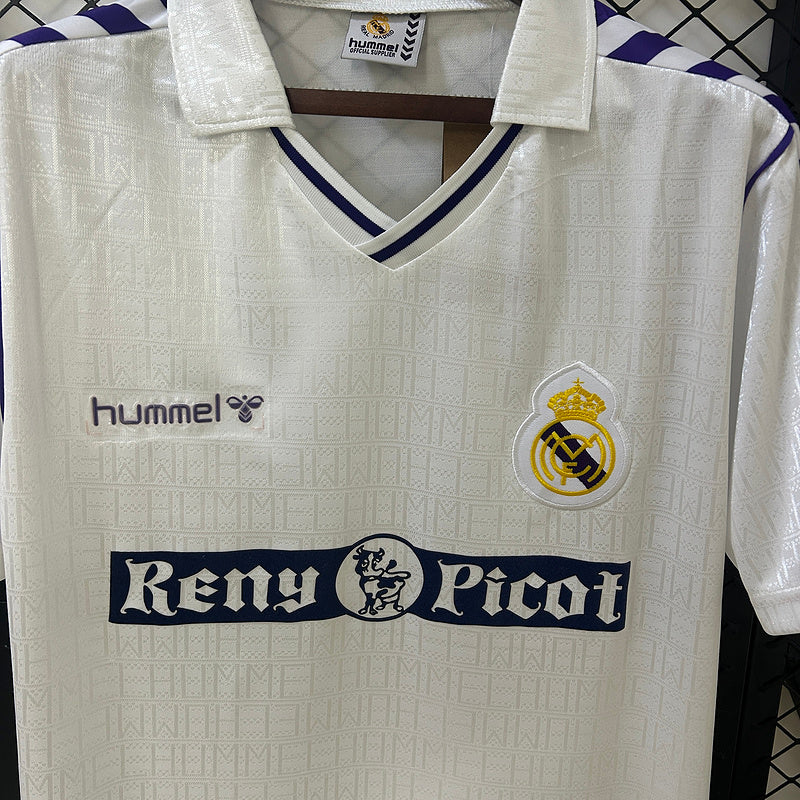 Real Madrid. Camiseta local 1989-1990