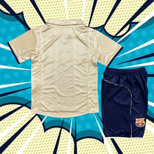 FC Barcelona. Kit Niño visitante 2001-2002
