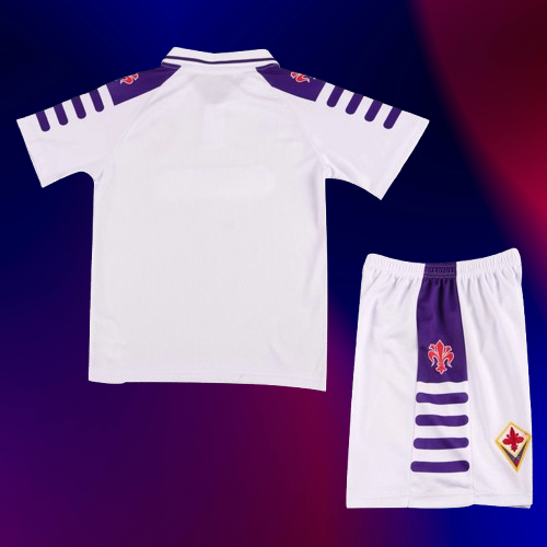 Fiorentina. Kit Niño visitante 1998-1999