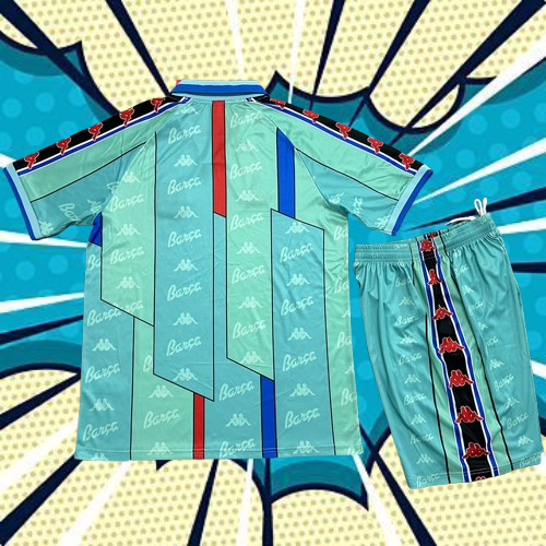 FC Barcelona. Kit Niño visitante 1996-1997