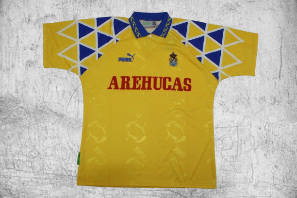 Las Palmas. Camiseta local 1995-1996