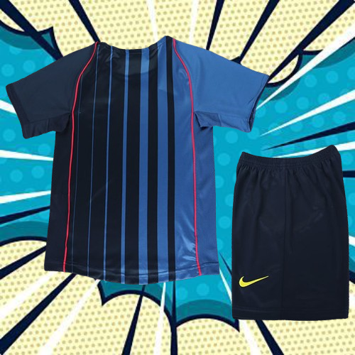 FC Barcelona. Kit Niño visitante 2003-2004
