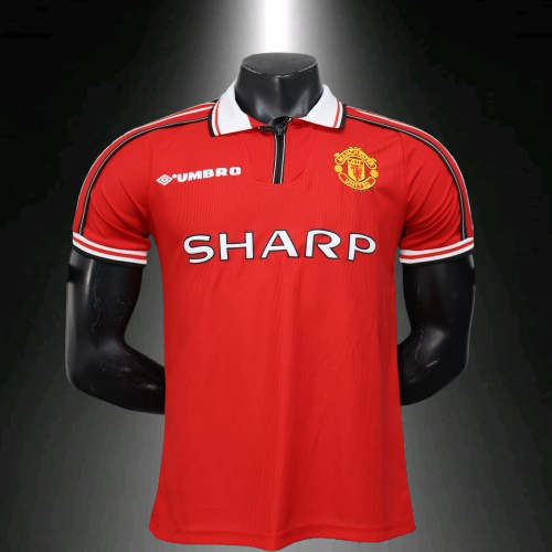 Manchester United. Camiseta local Versión Jugador 1998-1999