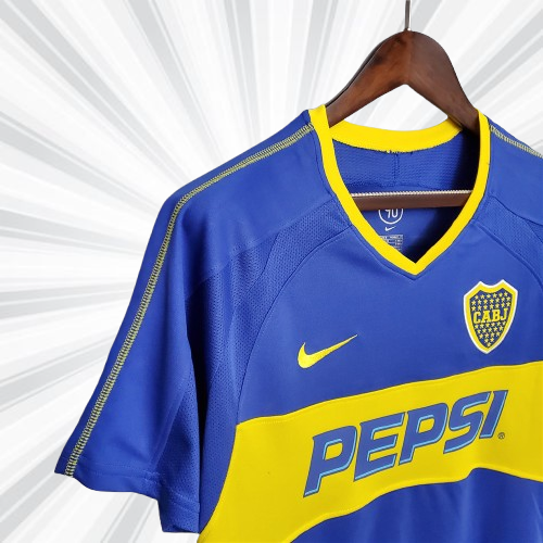 Boca Juniors. Camiseta local 2003-2004