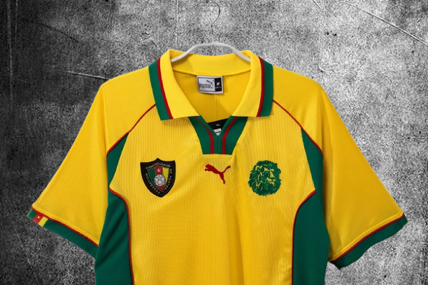 Selección de Camerún. Camiseta visitante 1998
