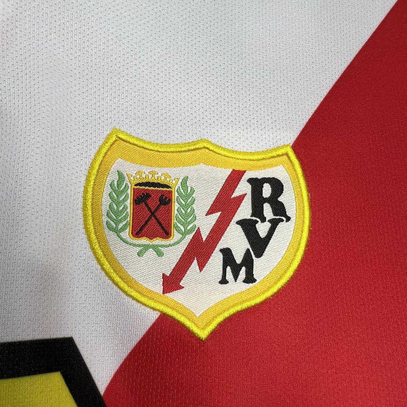 Rayo Vallecano. Camiseta local 2001-2002