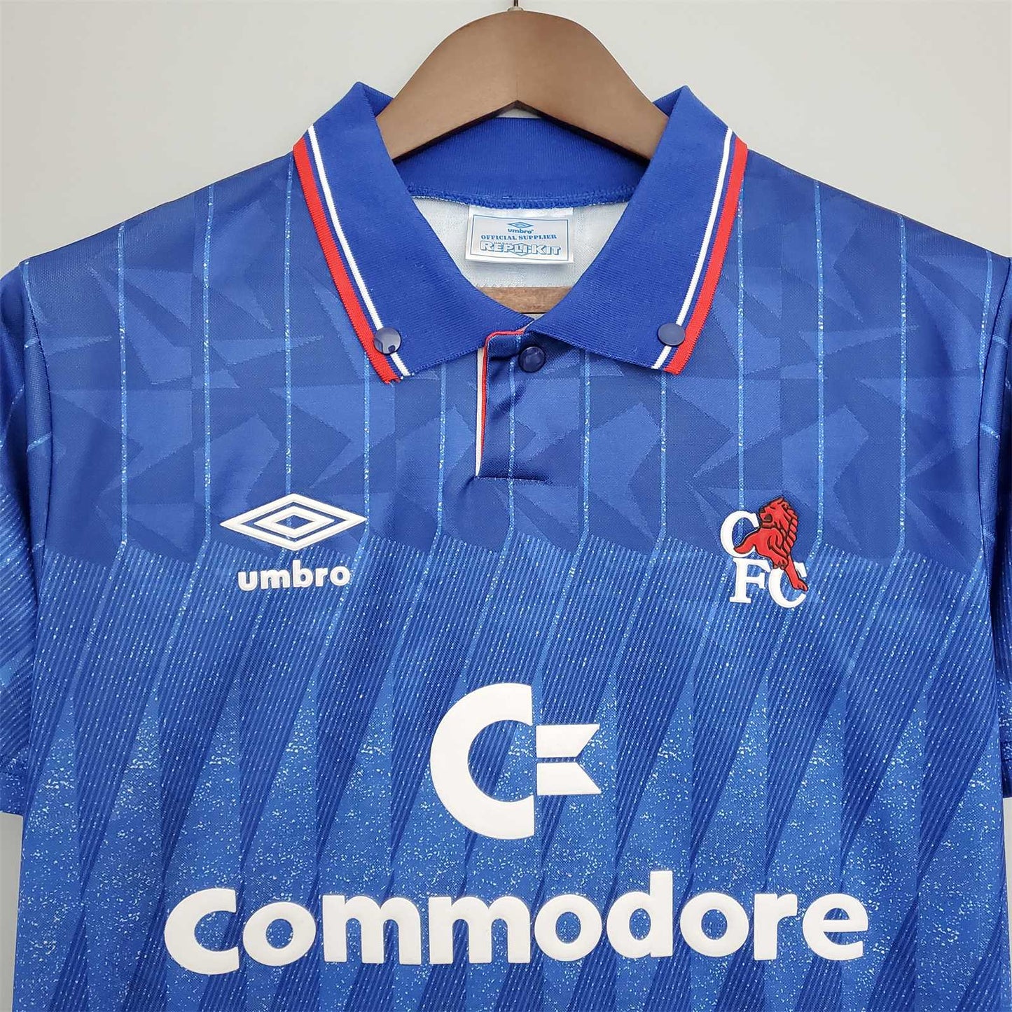 Chelsea. Camiseta local 1989-1991