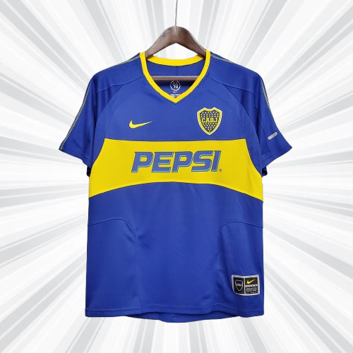 Boca Juniors. Camiseta local 2003-2004