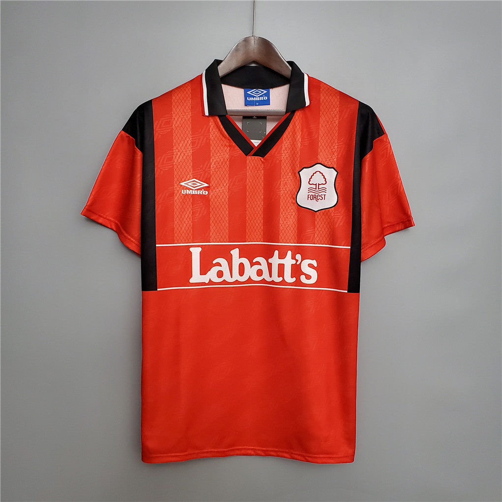 Nottingham Forest. Camiseta local 1994-1995