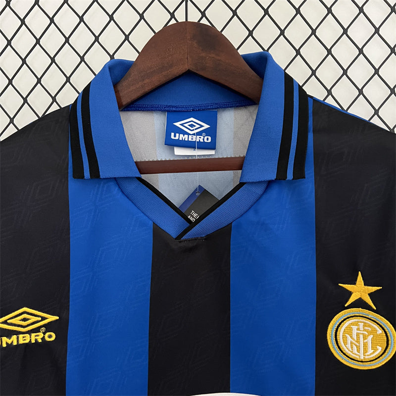 Inter de Milán. Camiseta local 1995-1996