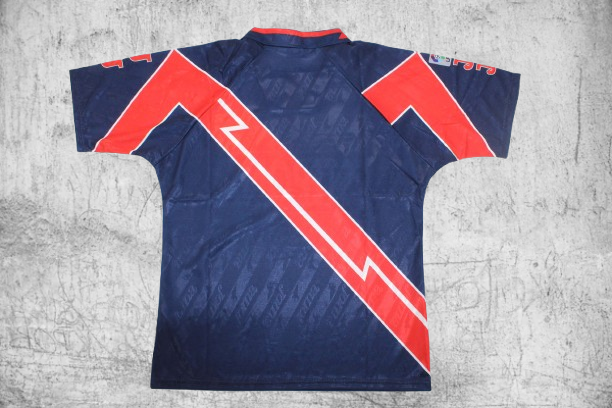 Rayo Vallecano. Camiseta visitante 1995-1996