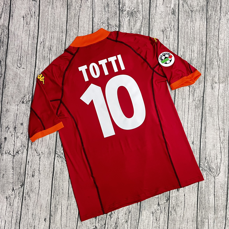 AS Roma. Camiseta local 2001-2002