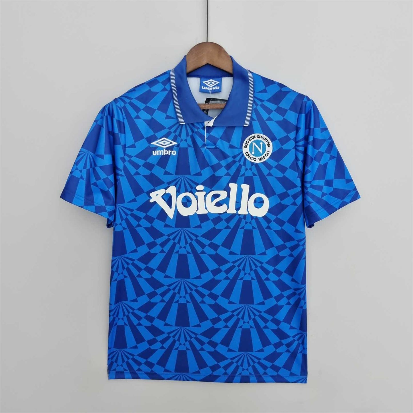 Napoli. Camiseta local 1991-1993