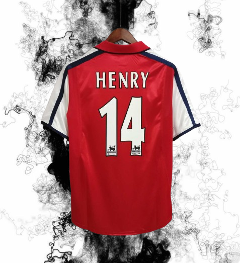 Arsenal. Camiseta local 2000-2001