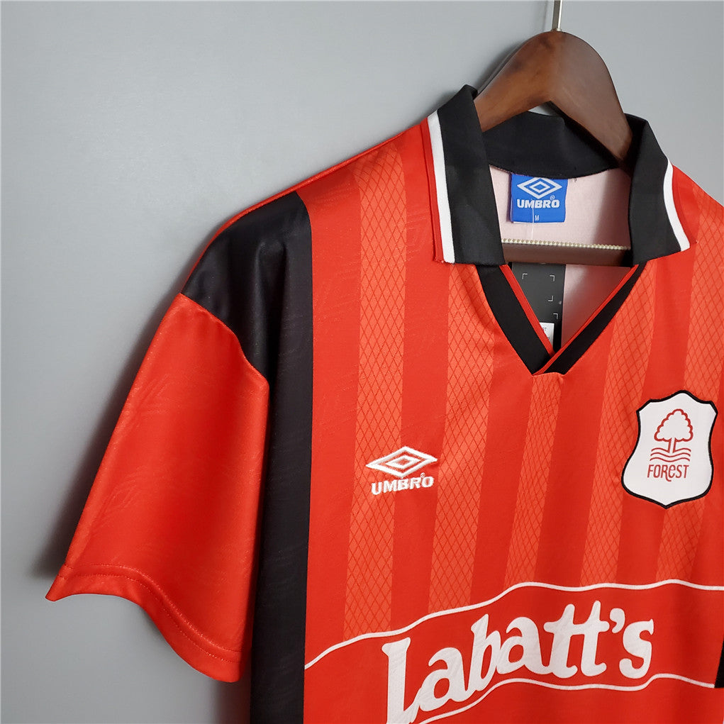 Nottingham Forest. Camiseta local 1994-1995