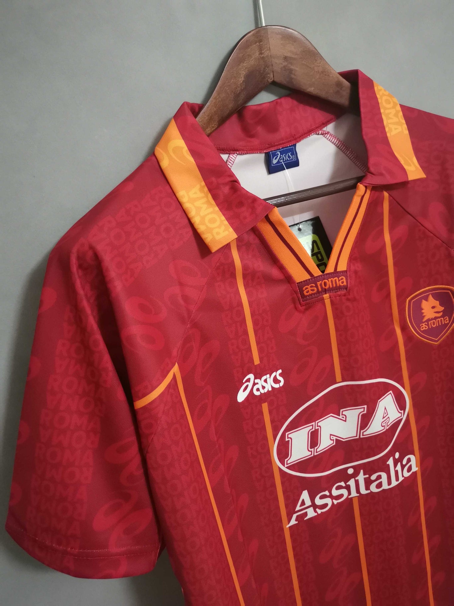 AS Roma. Camiseta local 1996-1997