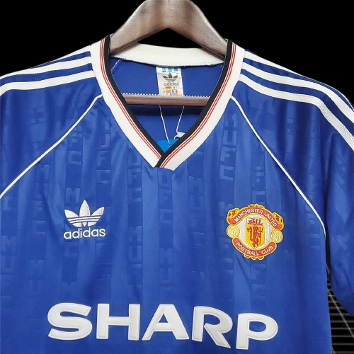 Manchester United. Camiseta visitante 1988-1989 (Estampado N°7)
