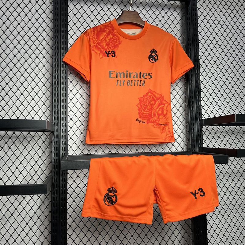Real Madrid. Kit Y3 Rose Special Edition orange 2024-2025