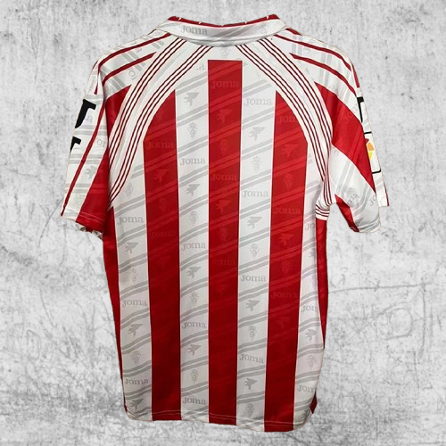 Sporting de Gijon. Camiseta local 1995-1996