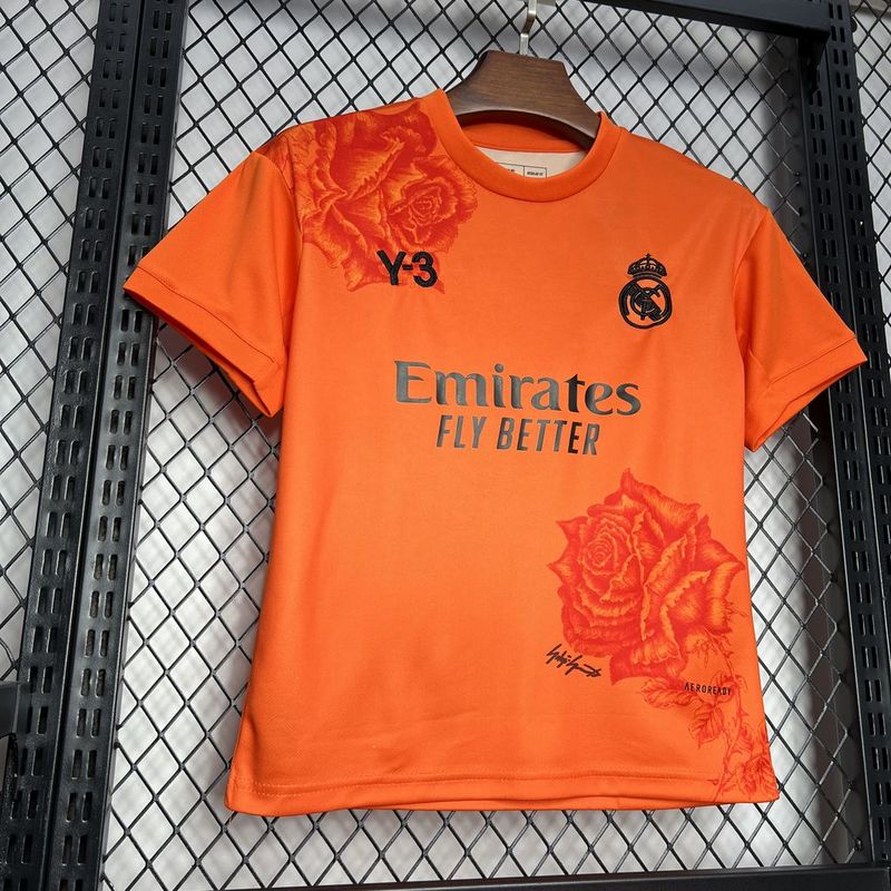 Real Madrid. Kit Y3 Rose Special Edition orange 2024-2025