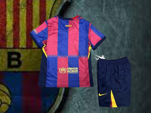 FC Barcelona. Kit Niño local 2025-2026