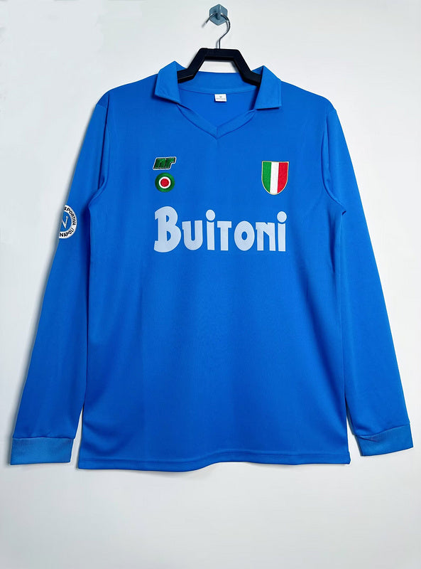 Napoli. Camiseta local 1987-1988