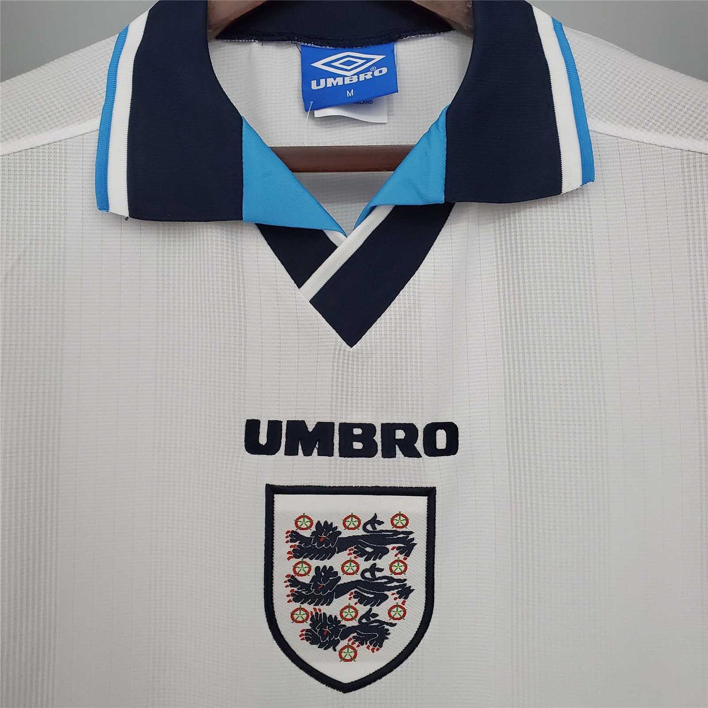 Selección de Inglaterra. Camiseta local 1996