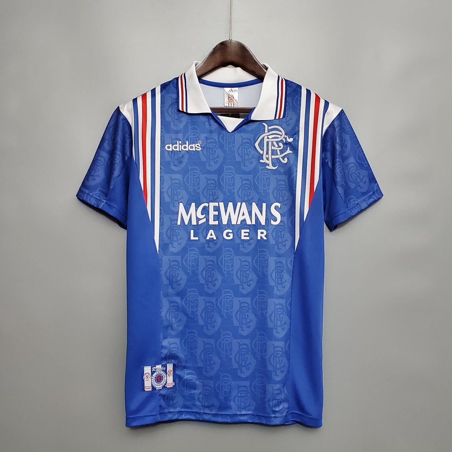 Glasgow Rangers. Camiseta local 1996-1997