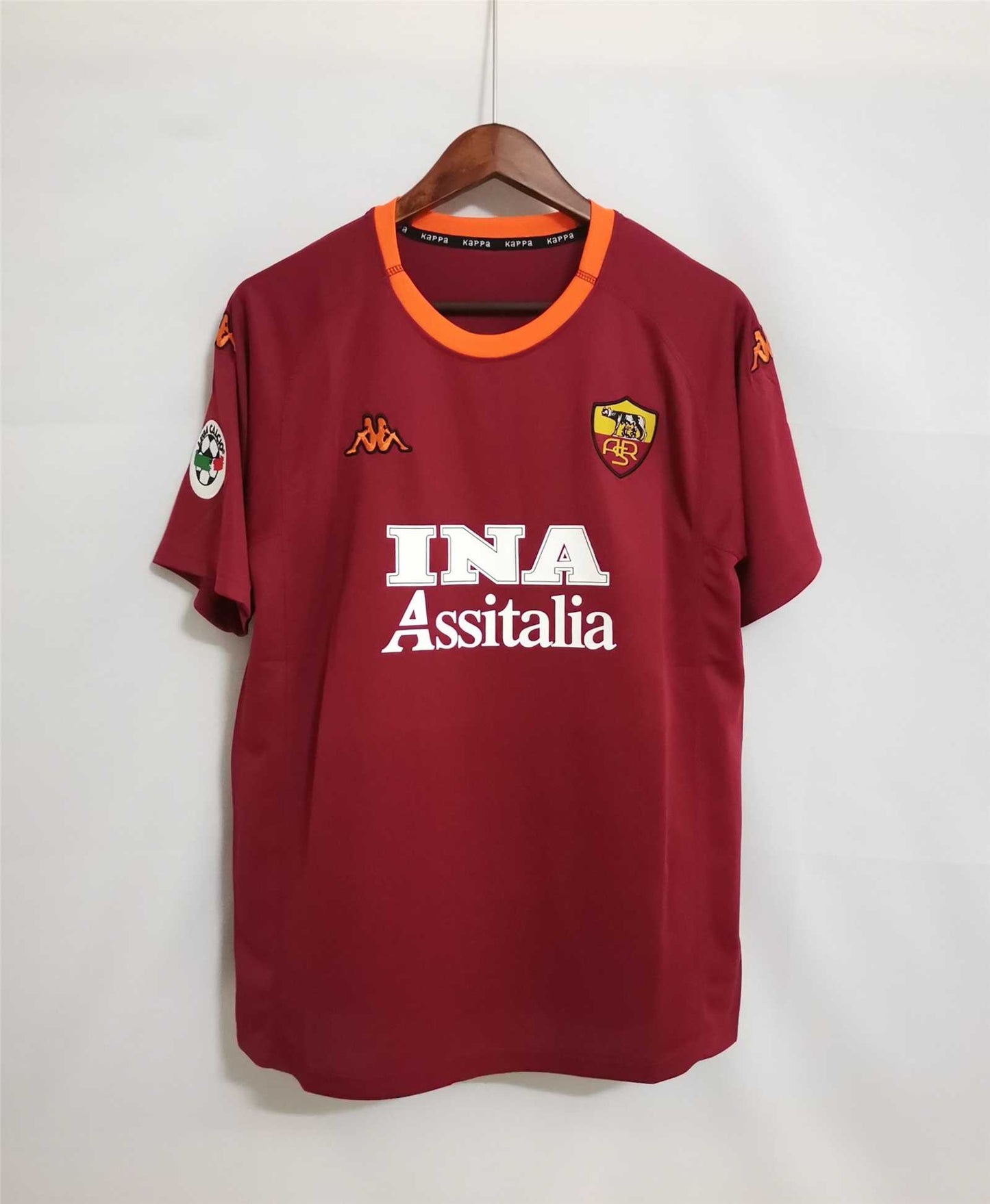 AS Roma. Camiseta local 2000-2001