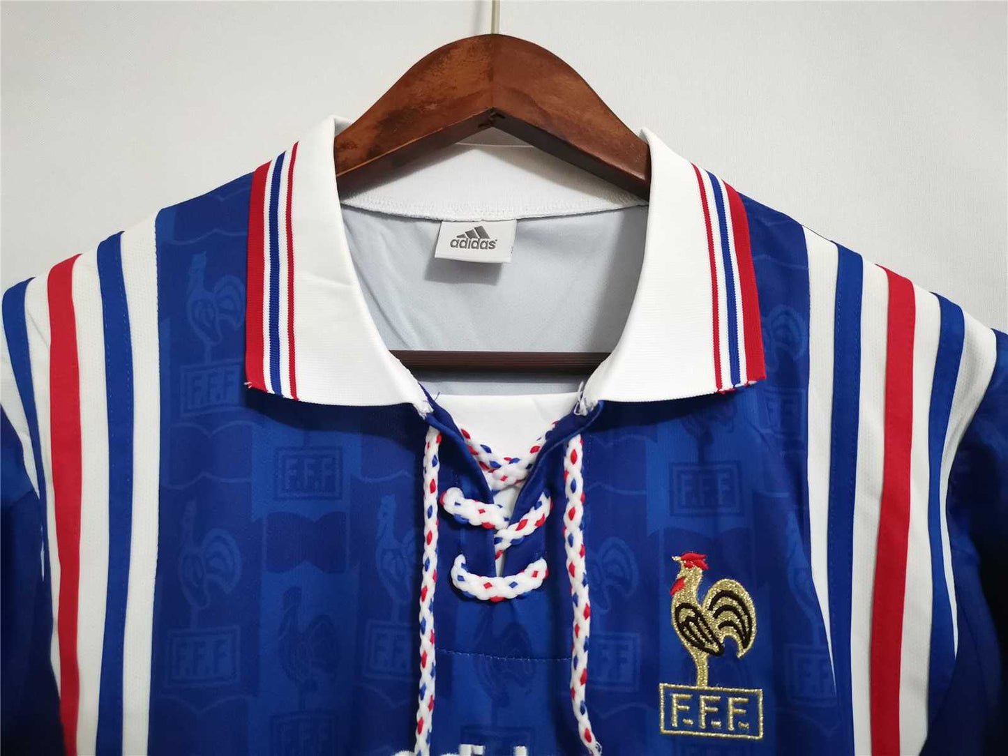 Selección de Francia. Camiseta local 1996