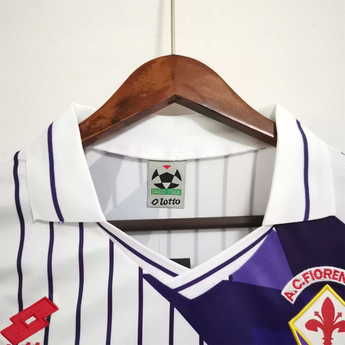 Fiorentina. Camiseta visitante 1991-1992