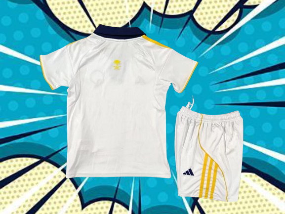 Al Nassr. Kit Niño visitante 2025-2026