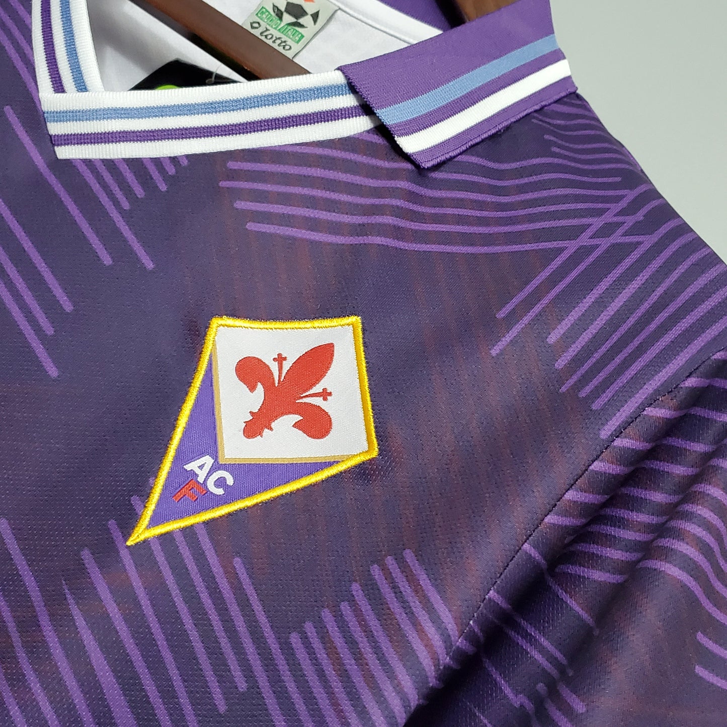 Fiorentina. Camiseta local 1992-1993