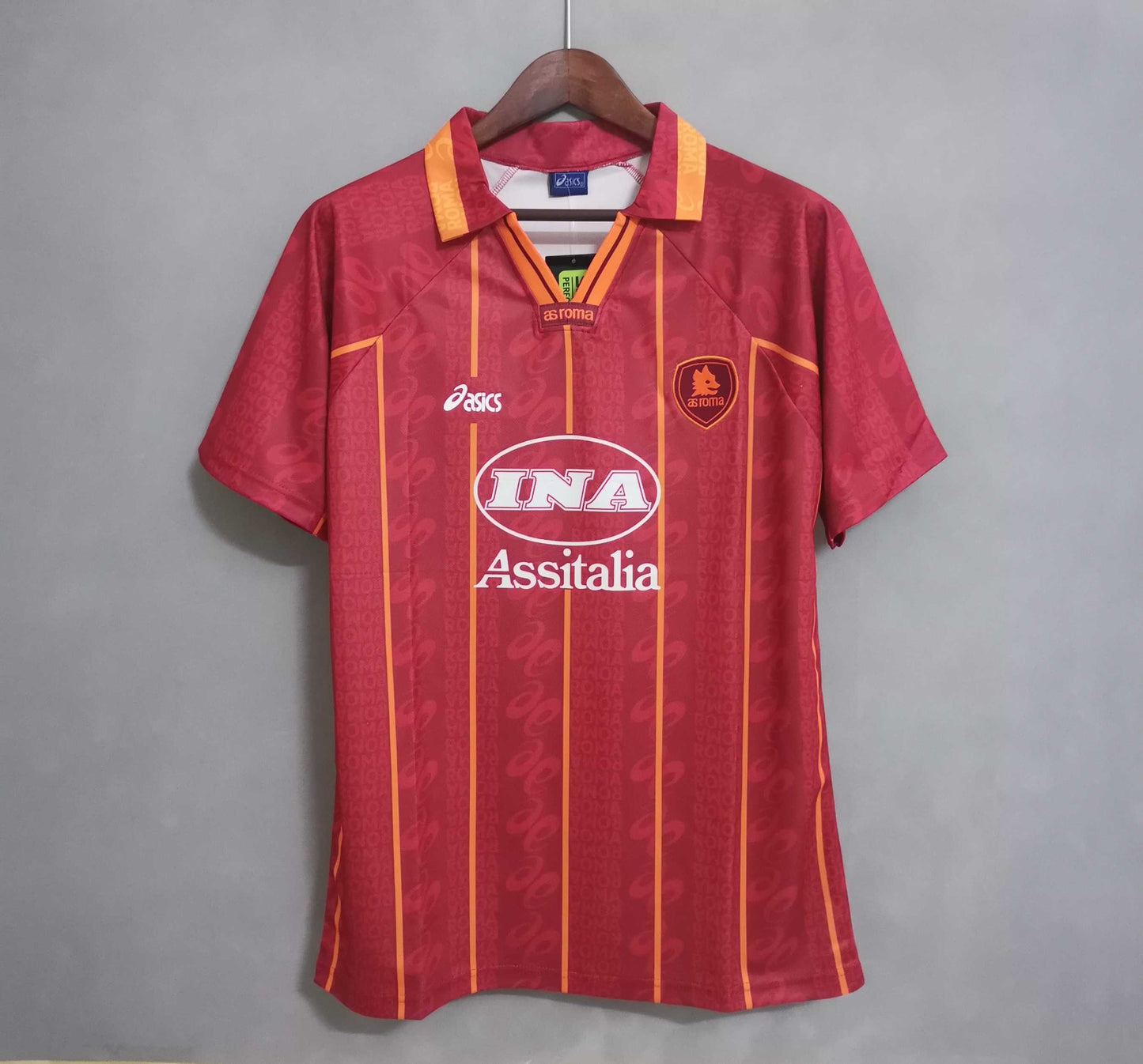 AS Roma. Camiseta local 1996-1997