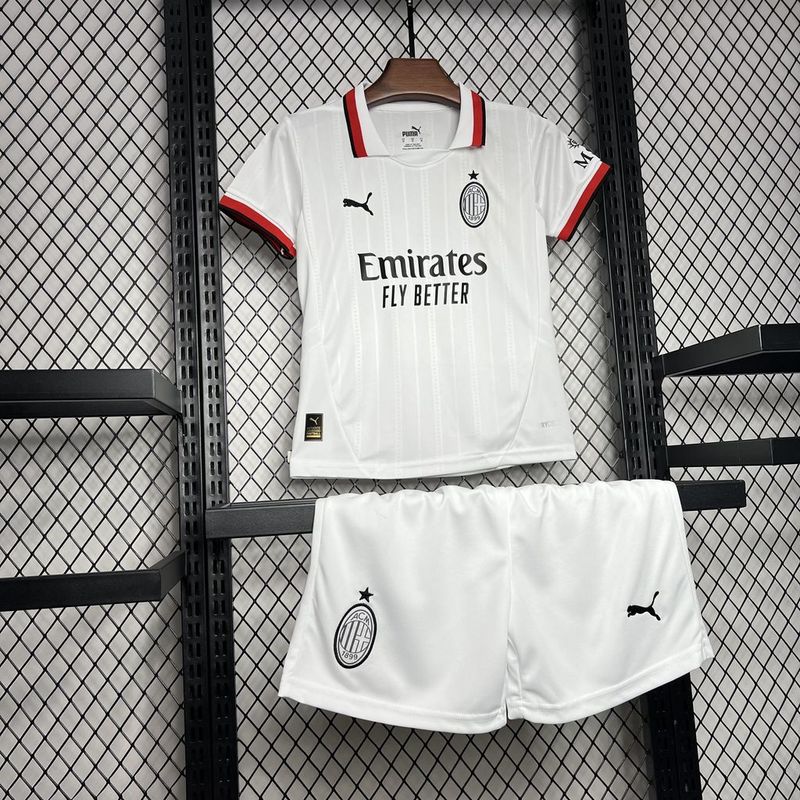 AC Milán. Kit Niño visitante 2024-2025