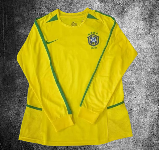 Selección de Brasil. Camiseta local 2002